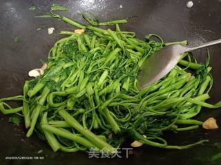 炒空心菜的做法步骤：5