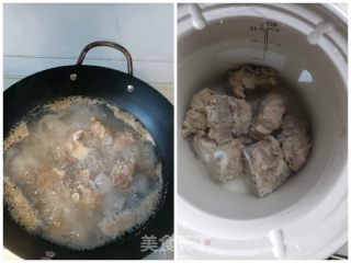 土茯苓陈皮淮山龙骨汤的做法步骤：2