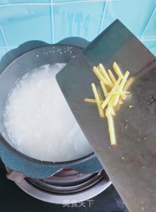 火腿皮蛋粥的做法步骤：4