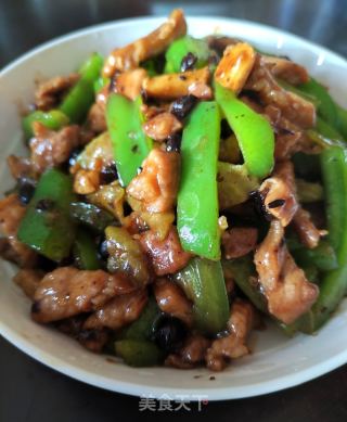 青椒炒肉片的做法步骤：9