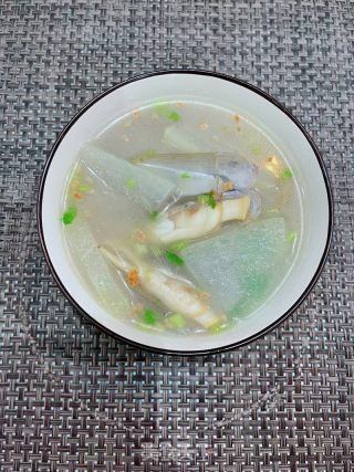 冬瓜蛏子汤的做法