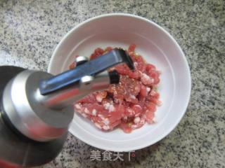 红椒塞肉的做法步骤：3