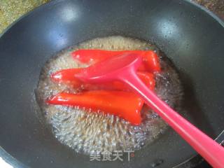 红椒塞肉的做法步骤：12