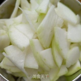 冬瓜鹿心羹的做法步骤：1
