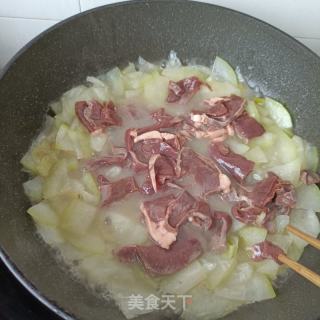冬瓜汆鹿心的做法步骤：9