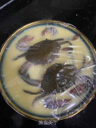 高颜值又美味嫩滑的蟹膏蒸鸡蛋的做法步骤：5