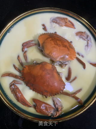 高颜值又美味嫩滑的蟹膏蒸鸡蛋的做法步骤：7