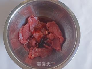 空气炸锅烤牛肉片的做法步骤：2