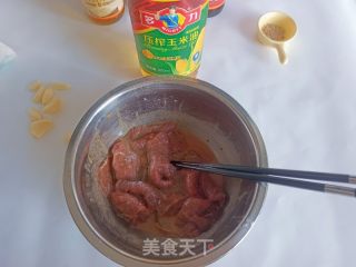 空气炸锅烤牛肉片的做法步骤：5