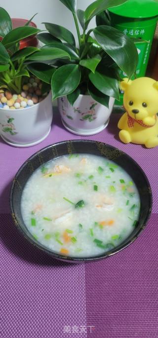 豌豆胡萝卜虾仁粥的做法步骤：9
