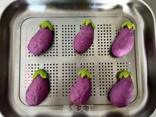 茄子馒头的做法步骤：4