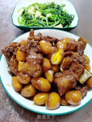 六旺子烧排骨的做法步骤：12