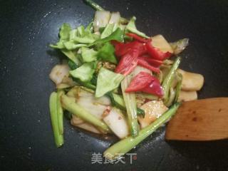 清炒小油菜的做法步骤：4