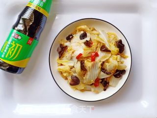 清炒白菜木耳的做法步骤：11