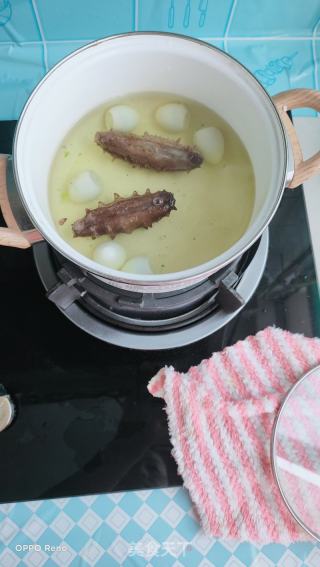 海参捞饭的做法步骤：2