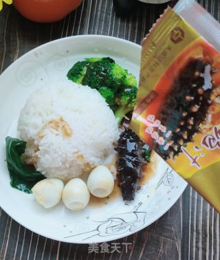 海参捞饭的做法步骤：7