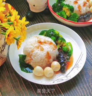 海参捞饭的做法步骤：9