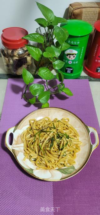 葱油炒扁面的做法步骤：10