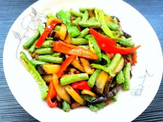 茄子炒豆角的做法