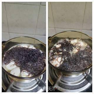 肉丸子虾皮紫菜汤的做法步骤：4