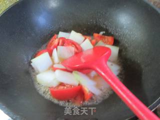 番茄炒冬瓜的做法步骤：7