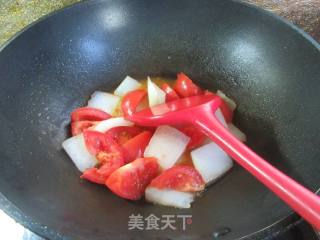 番茄炒冬瓜的做法步骤：10