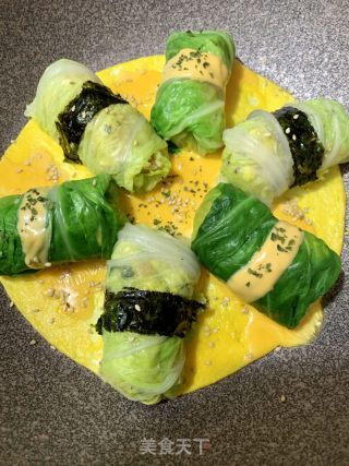 菜包飯卷的做法步骤：11