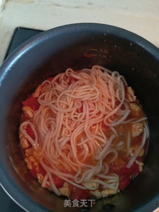 番茄鸡蛋面的做法步骤：5