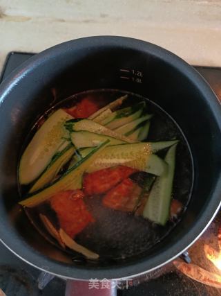 黄瓜滑肉汤的做法步骤：7