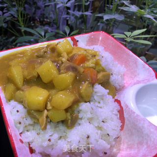 鸡腿咖喱的做法步骤：17