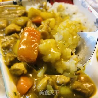 鸡腿咖喱的做法步骤：18