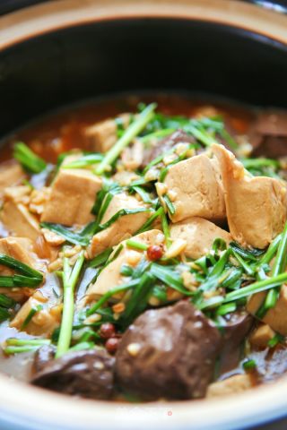 鸭血豆腐煲的做法步骤：12