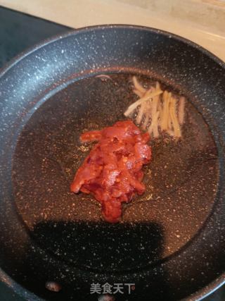 黄瓜炒肉的做法步骤：6