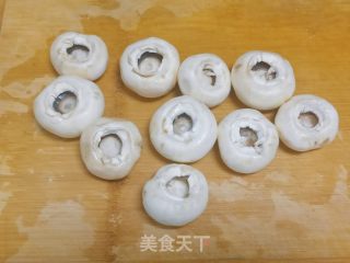 一口一个烤口蘑的做法步骤：2