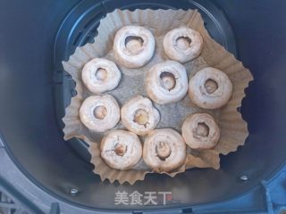 一口一个烤口蘑的做法步骤：7