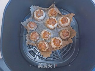 一口一个烤口蘑的做法步骤：9