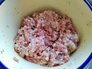 荠菜杏鲍菇肉馅煎饺的做法步骤：1