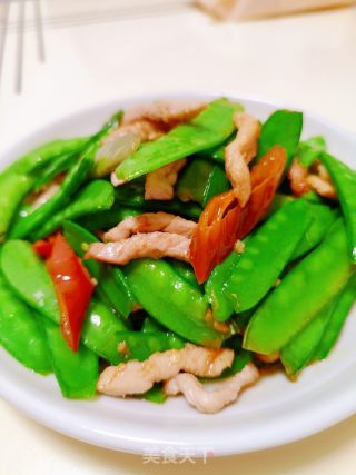 荷兰豆炒肉的做法步骤：9