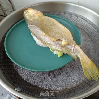 葱油黄花鱼的做法步骤：4