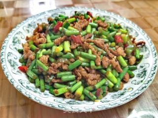 蒜苔小炒肉的做法