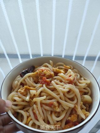 西红柿鸡蛋拌面