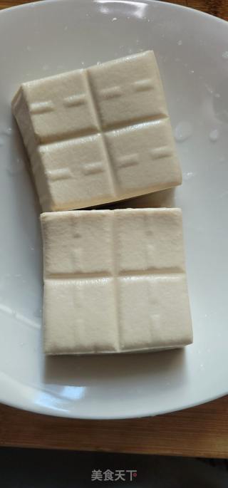 香煎豆腐的做法步骤：1
