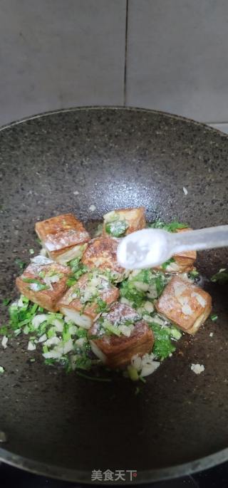 香煎豆腐的做法步骤：7