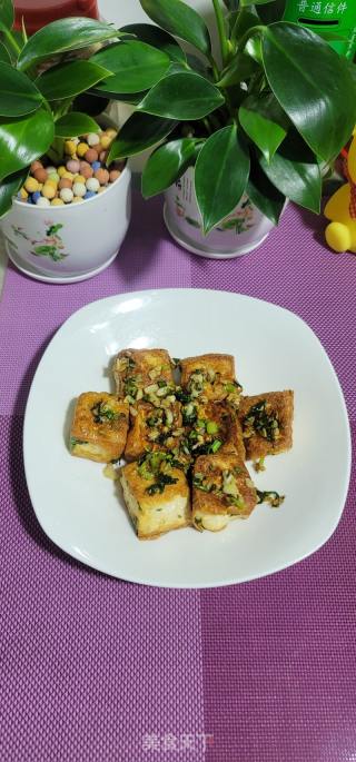 香煎豆腐的做法步骤：9