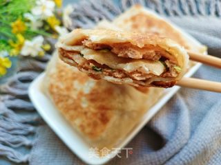 香葱千层饼的做法步骤：15