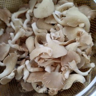 海米韭苔炒秀珍菇的做法步骤：1