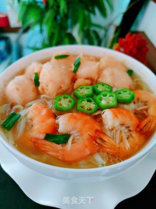 鲜虾面的做法步骤：19