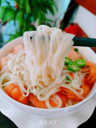 鲜虾面的做法步骤：21