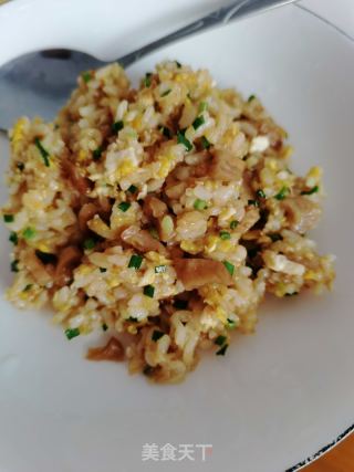 萝卜干蛋炒饭的做法