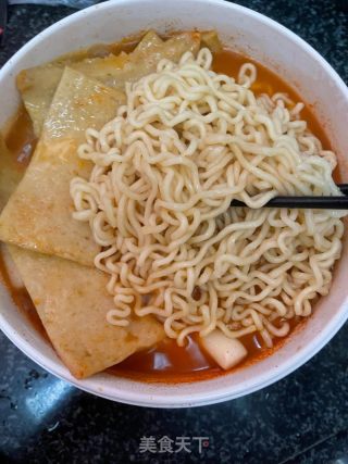年糕鱼饼火鸡面的做法步骤：7